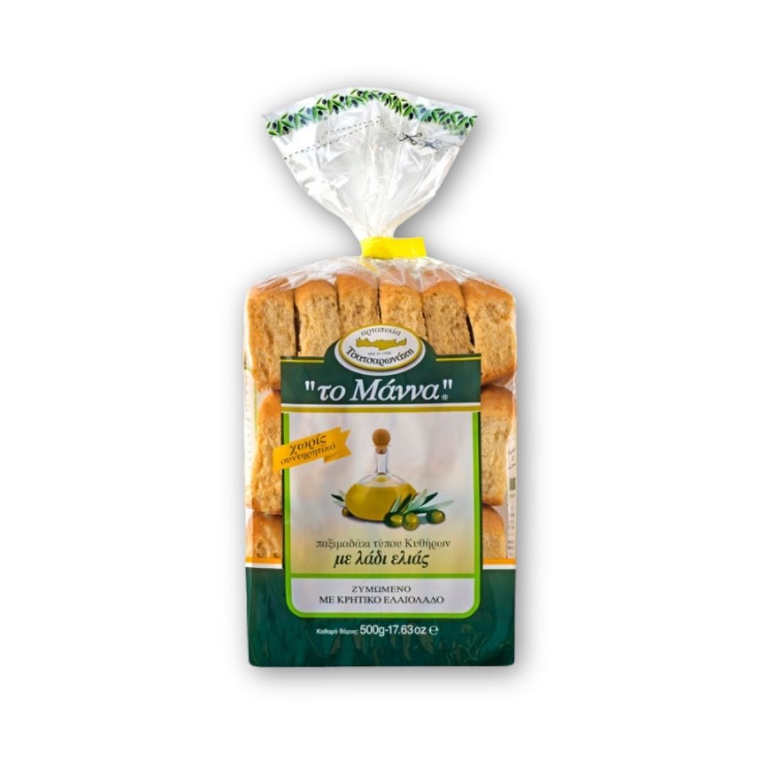 Cretan Olive Oil Rusks "TO MANNA" - 500gm