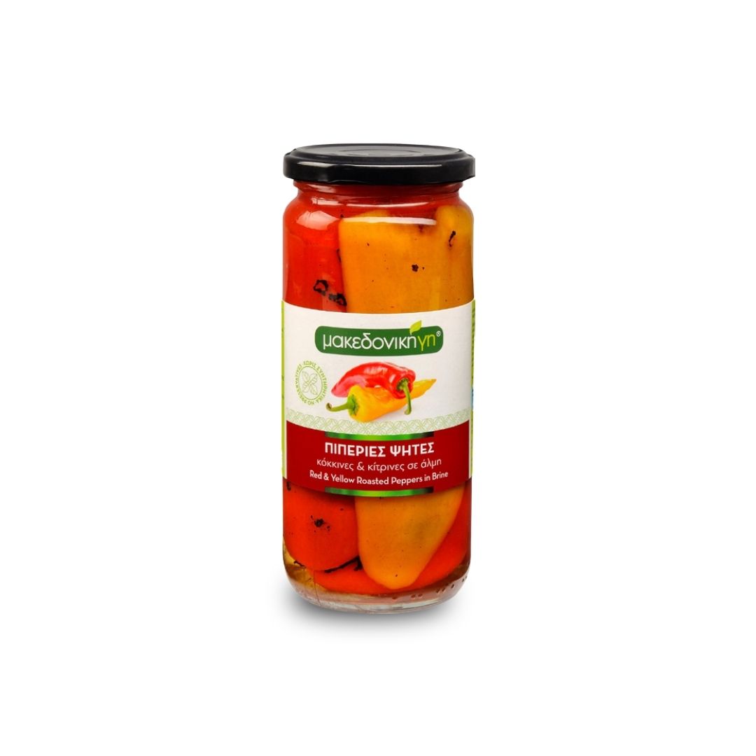Red and Yellow Roasted Peppers – MAKEDONIKI 465g