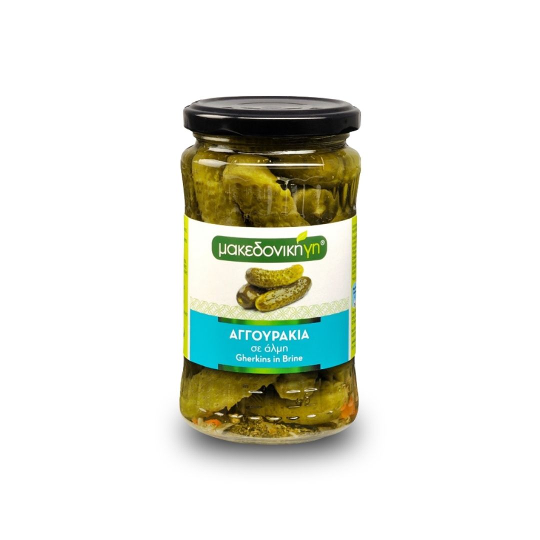 Gherkins in Brine – MAKEDONIKI 365g
